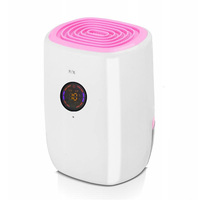 Elektryczny mini osuszacz powietrza 800ml przenośny LED discplay oczyszczacz powietrza maszyna automatyczne wyłączanie odszraniania dla domu 100-240V ue 3